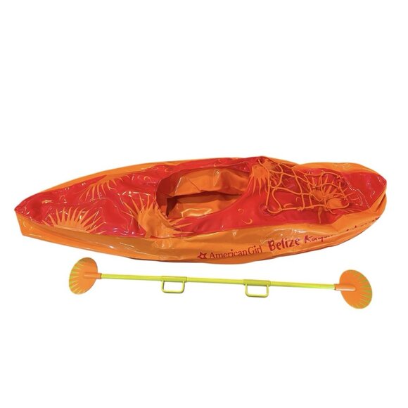 American Girl Doll Jess Belize Kayak Adventure with Paddle Oar Inflatable - Picture 1 of 4